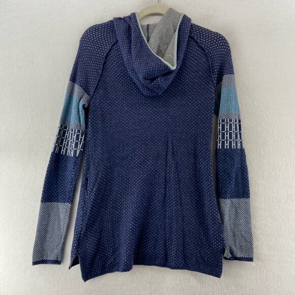 Krimson Klover Blue Hooded Sweater Size XS - Picture 3 of 6